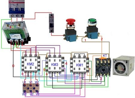 CJX2交流接觸器 打米機(jī) 啟動(dòng)按鈕 關(guān)閉按鈕 11W電機(jī) 接線圖 - 已回答 - 搜搜問問